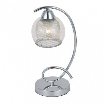 Distribuidor - Lâmpadas Diversas | Sobre Mesas Moderno | SOBREMESA STANLEY 1XE27 CROMO 36X19X14 CM Ref: 153271020